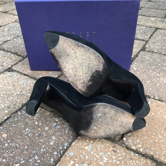 Stuart Weitzman Logopower Suede Platform Pump - Picture 5 of 8